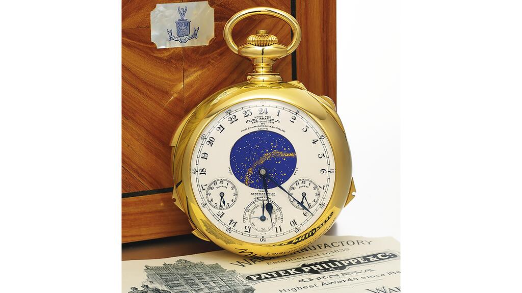 The Graves Supercomplication by Patek Philippe is said to be the world’s most complicated mechanical watch made without the use of computer technology. (Image courtesy of Sotheby’s) 20211027_Graves Supercomplication.jpg